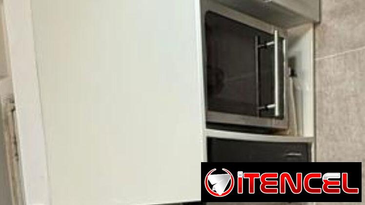Mueble cocina de campana extractor y microwave microondas con campana de extracción incluida
