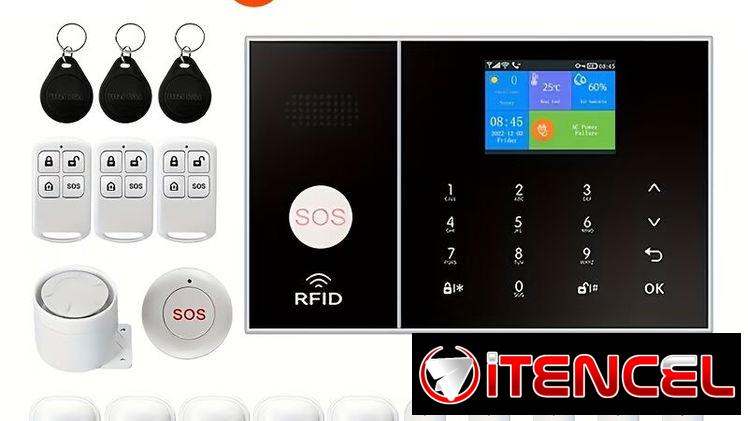 🔐 Kit de Alarma Inteligente PGST WiFi/4G con Panel Táctil – Completo y Al Mejor Precio