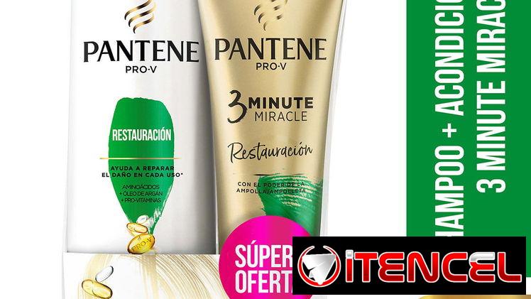 CHAMPÚ 400ML + ACONDICIONADOR 170 ML, PANTENE PRO-V 3 MINUTE MIRACLE, RESTAURACION