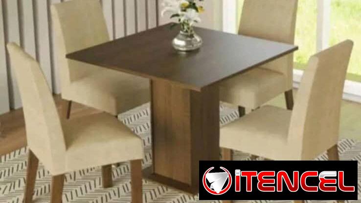 Juego de comedor de 4 y 6 sillas original importado
