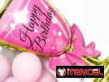 Conjunto de GLOBOS en forma de botella y copa