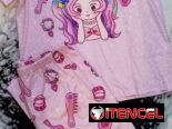 Pijamas azul y rosa talla S