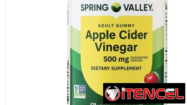 Vinagre de sidra de manzana 60 gomitas 20