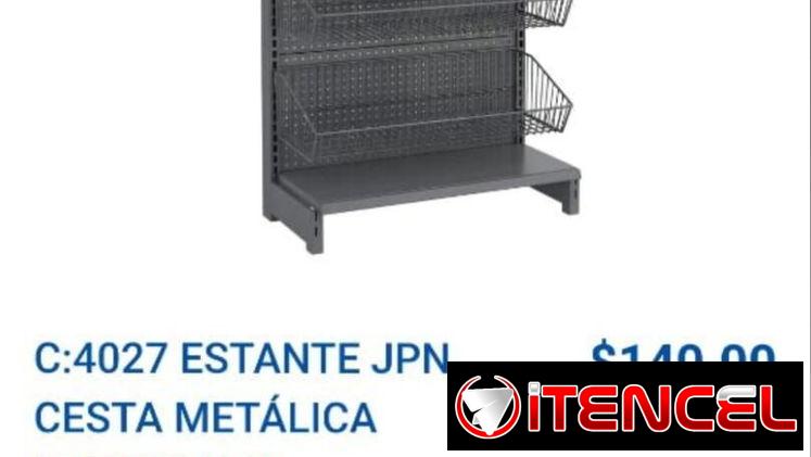 Estantes metálicos simples y dobles para su negocio