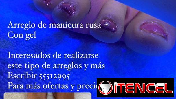 Arreglo de manicura y pedicura rusa