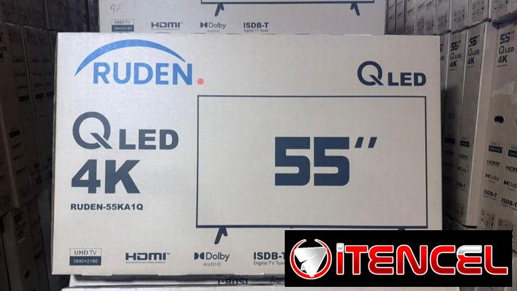 Smart tv ruden 4k 55” pulgadas  415USD con 🚙 Garantía y factura