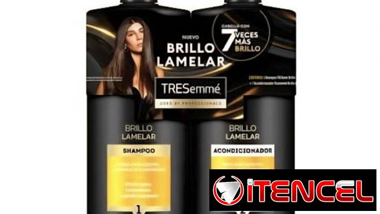 🔸 Juego de Champú y Acondicionador 1LT c/u 🔹TRESemme Brillo Lamelar 💲 30 usd