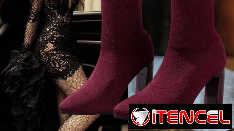❤️‍🔥COLOR VINO EN BOTINES❤️‍🔥