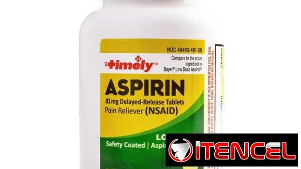 Aspirina en dosis baja 81mg 500 tab!!