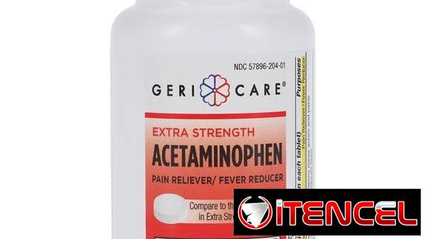 Acetaminophen 100 tabletas 500 mg