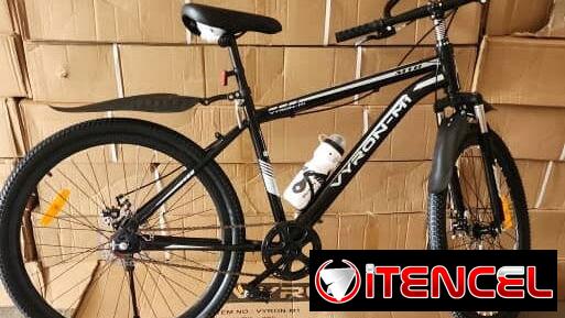 Bicicleta 26 disponibles en color negro, rojo y gris
