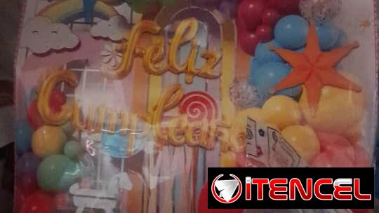 3500 si se llevan los 4 Set Globos