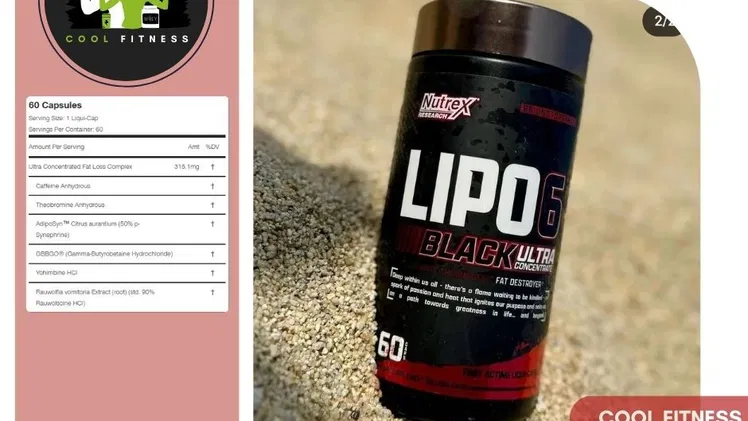 ☎️⚡⚡**Nutrex  Lipo6 Black Ultra 60 serv*