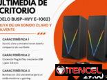 Bocinas Multimedia de Escritorio BUSP-HYY E-1062 | Sonido PC con LED en La Habana