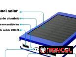 El producto es un banco de energía solar portátil utilizado.