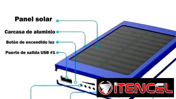 El producto es un banco de energía solar portátil utilizado.