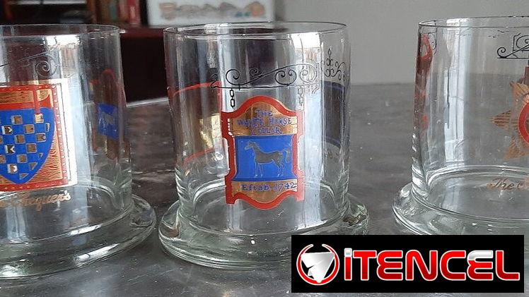 SE VENDEN 3 VASOS PARA WISKY O RON CON HIELO