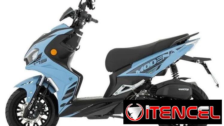 Moto italika, totalmente nueva en su huacal