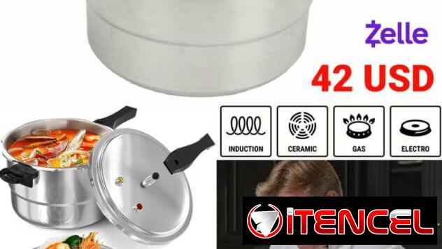 🍲 **Olla de Presión con Vaporizador – 11 Litros + 3 válvulas – ¡Solo 42 USD!**