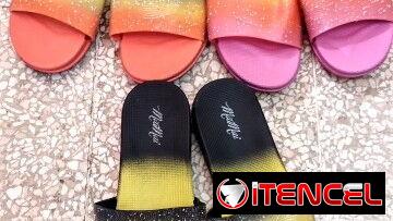 CHANCLETAS DE MUJER ENGOMADAS #37-41