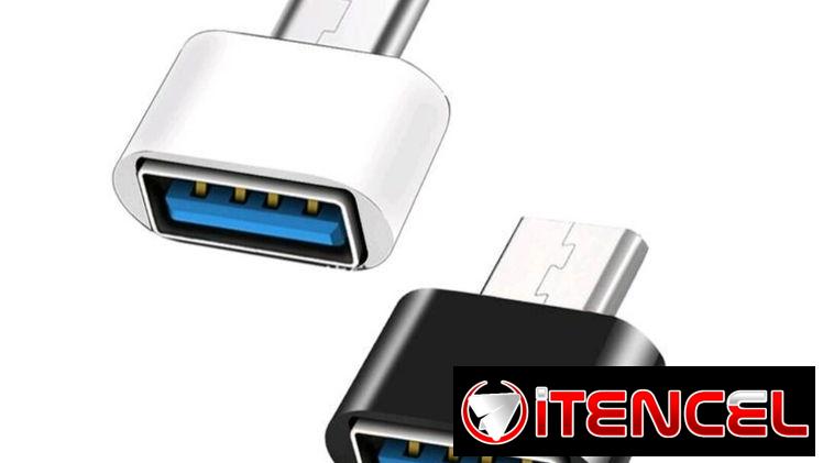 Adaptador OTG-USB tipo C y v8