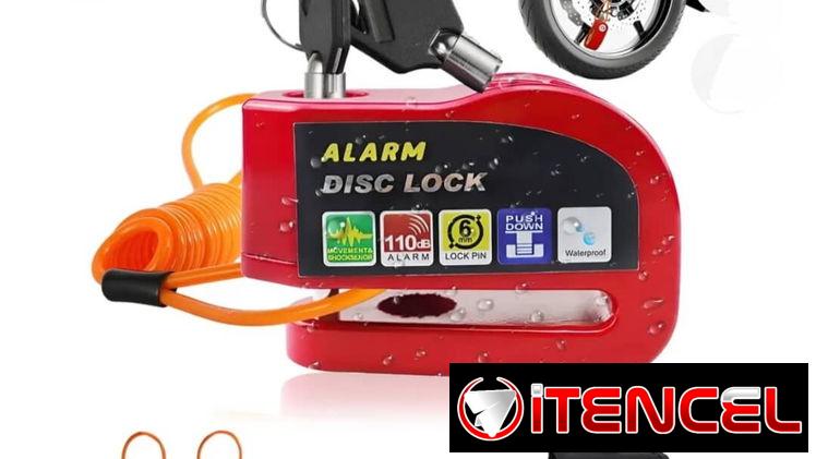 Candados para motos, rejas o portones con ALARMA