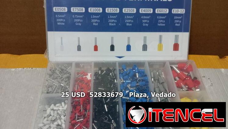 Juego de 1200 terminales de crimpado para sistemas eléctricos