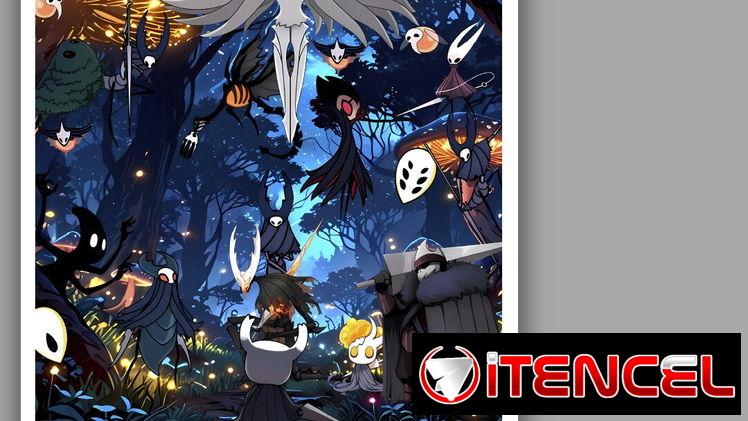 Poster A3+ con temática anime y gamer