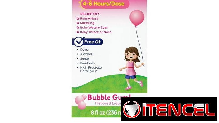 Difenhidramina en suspensión (8oz)  18 USD