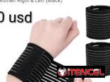 Muñequeras Negras para proteccion uso en Gyn. El par