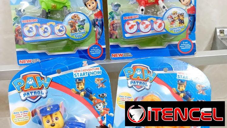Blíster Paw patrol (Uno de cada uno)  hay variedad