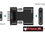 Adaptador HDMI-VGA (con audio)