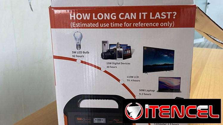 ⚡500W⚡ ESTACIÓN DE ENERGÍA 500W EG010Li. MENSAJERÍA CON FACTURA Y GARANTÍA. TL 54833699