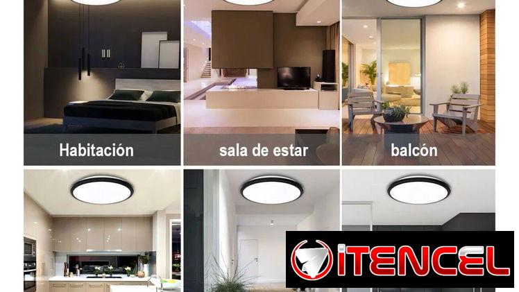 LÁMPARA LED DE TECHO REDONDA 36W.  30 USD