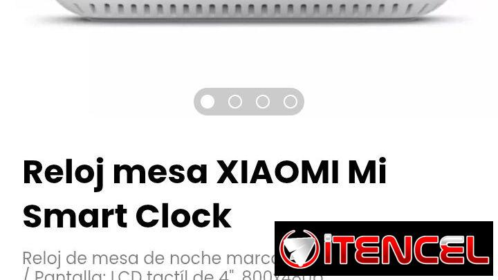 Reloj mesa XIAOMI Mi Smart Clock. Reloj de mesa de noche marca XIAOMI