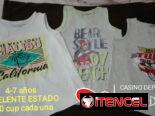 Camisetas nuevas y de uso para niños de 3 a 6 años