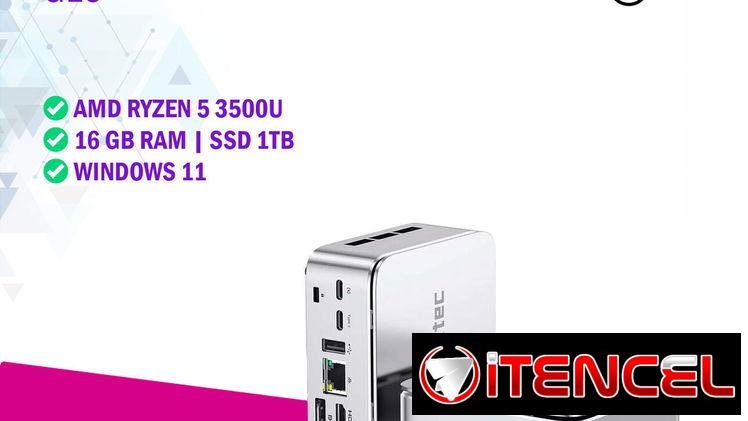 MINIPC GMKTEC G10 | RYZEN 5 | 16GB RAM | 1TB SSD | NUEVA