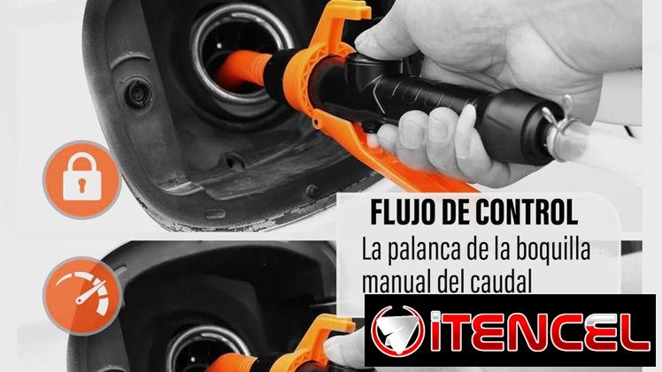 Bomba de succión de gasolina para tanques y galones