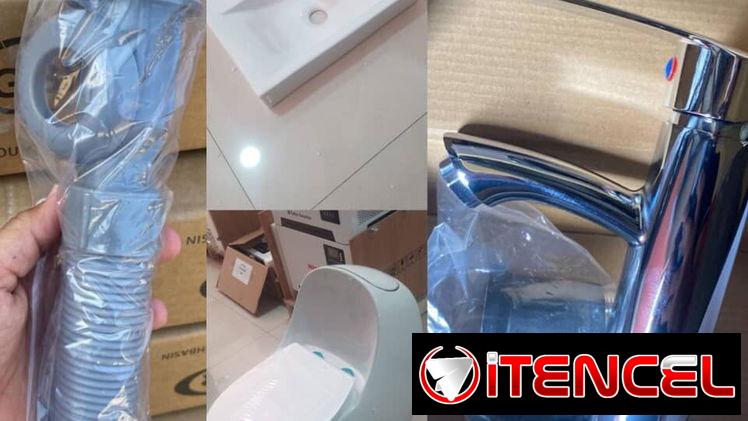Juego de baño con sus herrajes