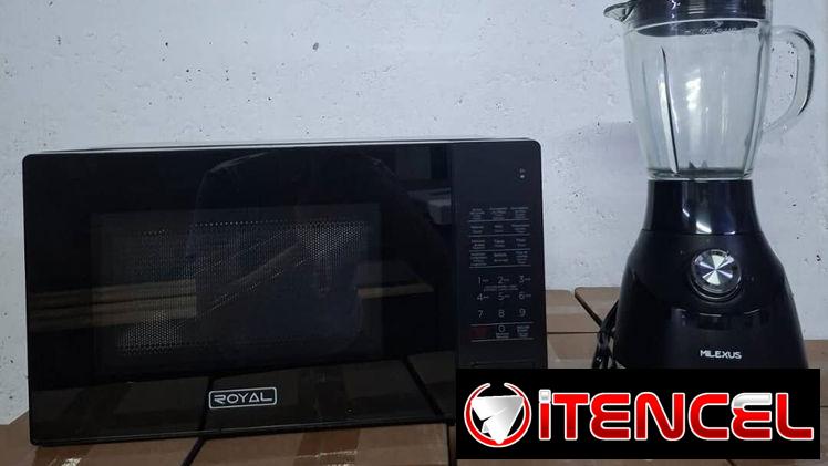 *Combo* Microondas Milexus de 20 litros y Licuadora Milexus con vaso de vidrio