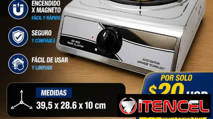 🔥 Cocina de gas 1 hornilla