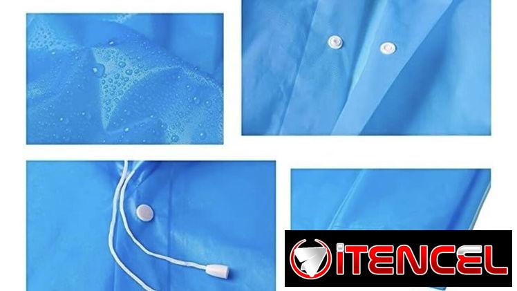 Capa impermeable portátil para lluvia tipo gabardina de muy buen material 54321470 en las fotos esta la descripción