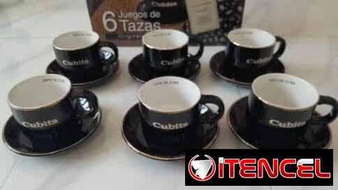 Tazas Cubitas. Dos formatos disponibles. Para café expresso y para capuchinos. Mensajeria disponible