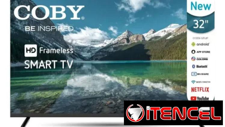 Smart TV COBY 32 pulgadas 150 usd