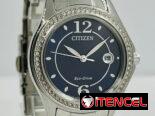 RELOJ CITIZEN ECODRIVE SILHOUTTE CRYSTAL (FE1140-86L) DE MUJER ,30MM EN ACERO INOXIDABLE CON BISEL DE DIAMANTES 58049738