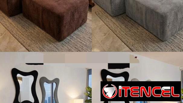 Sofá en L compromidos al vacío mensajería incluida  disponibles en los 4 colores