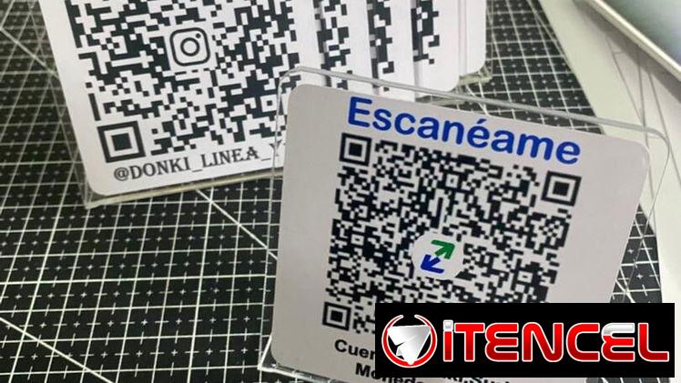 Códigos QR de acrílico