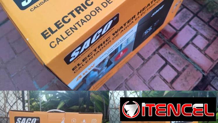 Calentador eléctrico instantáneo de 4kw marca Saco de 110V