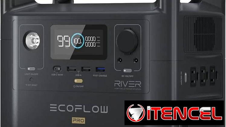 *Estación de Energía Portátil Ecoflow River Pro*  *Capacidad 720wh Potencia 600w Con X-BOOST hasta 1800w Pico 1200w $470