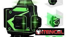 🟢📐 NIVEL LÁSER 4D – 16 LÍNEAS 360° CON CONTROL REMOTO 🔥